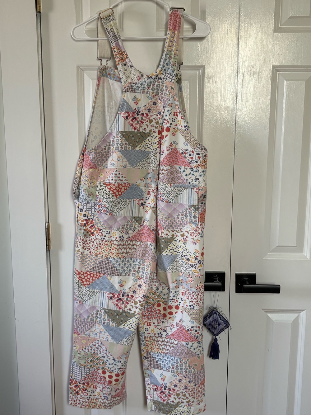 Carleen x Anthropologie Floral Patchwork Overalls - Picture 3 of 5